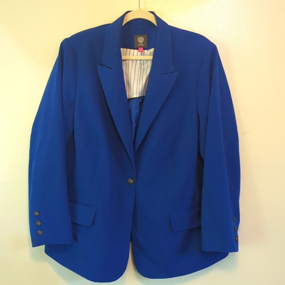 Vince Camuto 18X Bold Blue Blazer